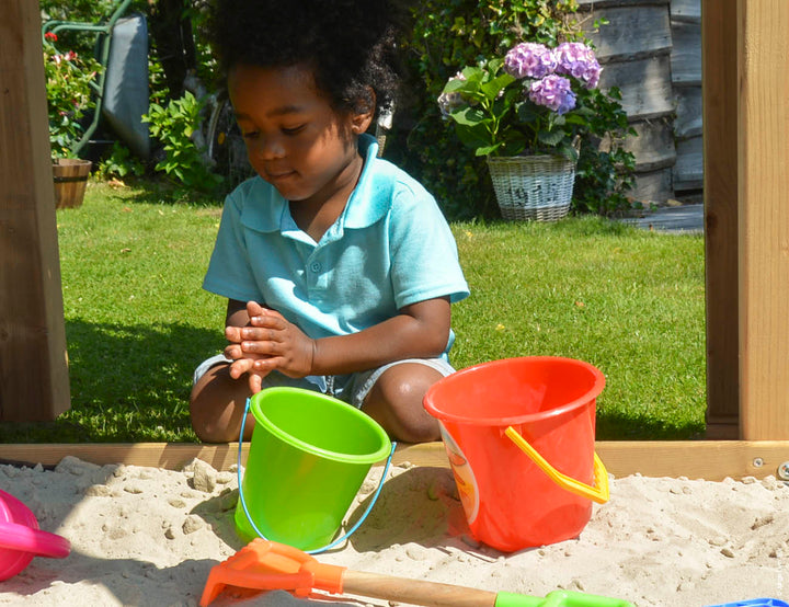 Jungle Casa | Wooden climbing frame with swing & climbing net