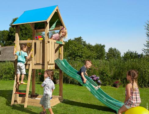 Childrens Wooden Climbing Frame for Small Garden • Jungle Castle