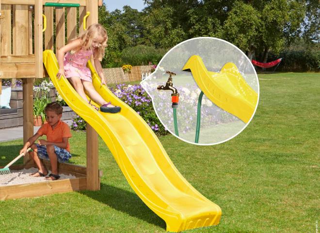 Yellow Swing-N-Slide Flag Kit for Outdoor Playsets and Playground Equipment 